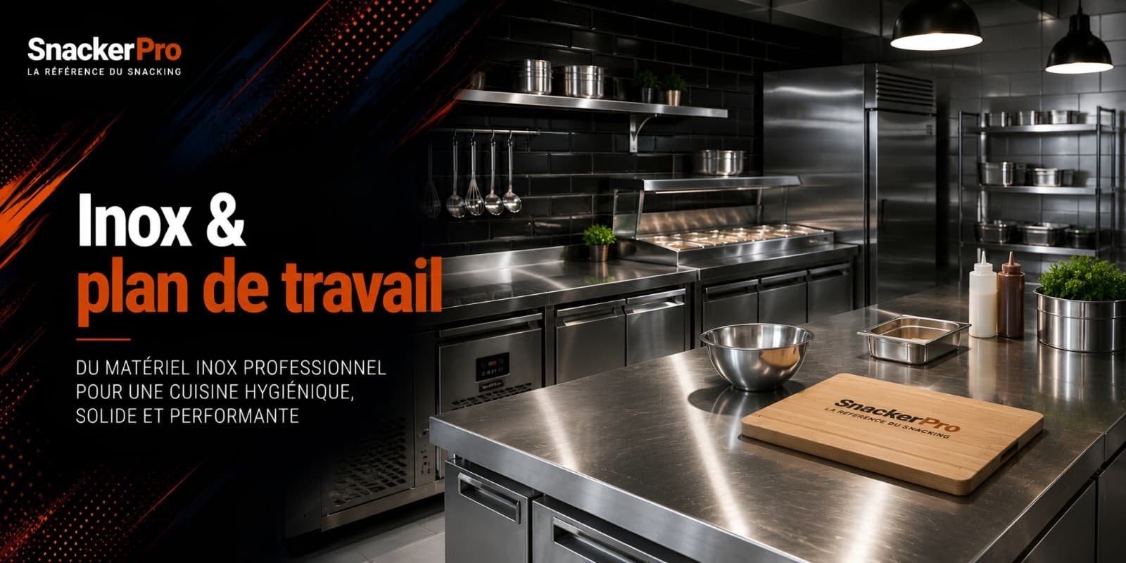 Inox, plans de travail & mobilier