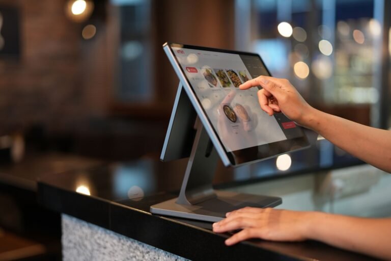 Borne de commande tactile 22&Prime; — écran antireflet